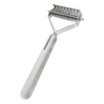 Professional Pet Grooming Comb With Ergonomic Handle For Long Haired Dog Cats Detangling Knots Grooming Accessories Detangling Tool - Image 2