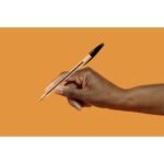 BIC Cristal Original Smudge Free Ballpoint Pens, Ideal for School, Black, Medium Point (1.0mm), Pack of 50 - Image 4