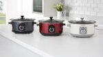 Morphy Richards 3.5L Sear & Stew Slow Cooker, Shatter Resistant Aluminium Pot, 3 Heat Settings, Hob Proof, Easy Clean, 163W, Black, 460012 - Image 3
