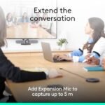 Logitech MeetUp Video Conferencing System, Ultra HD 4K/1080p/720p, 3 Microphones/Adjustable Speakers, Wide Field of View 120°, PC/Mac/Laptop/Macbook/Tablet - Black, 4K - Image 2