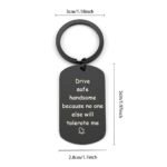 Drive Safe Keyring for Boyfriend Husband Valentine Day Keyring Gifts for Husband Boyfriend Valentines Gifts for Him Birthday Christmas Presents Boyfriend Gifts from Girlfriend Husband Gifts from Wife - Image 6