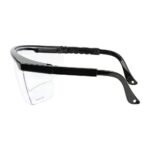TIMCO Wraparound Safety Glasses - Lightweight wraparound glasses designed to give enhanced peripheral vision whilst also increasing side protection - Clear (Pack of 2) - Image 3