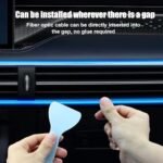 Qyljeiwred Car Ambient Lighting - 7-color Voice-activated Light Strip - Automotive Decor for Wall Lighting Fixtures Tools Home Improvement Room Dashboard - Image 10