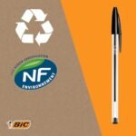 Bic Cristal Original Ballpoint Pens Medium Tip (1 mm) – Black, Box of 10 - Image 2