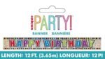 Vibrant Multicolor Happy Birthday Prism Banner (3.6 meter) 1 Piece - Vibrant & Eye-Catching Party Decoration - Image 2
