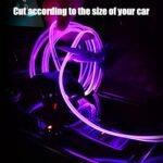 Qyljeiwred Car Ambient Lighting - 7-color Voice-activated Light Strip - Automotive Decor for Wall Lighting Fixtures Tools Home Improvement Room Dashboard - Image 4
