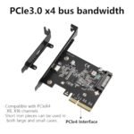 Watreketal PCIe3.0x4 To USB3.2 Type C Controller Card For Superior Data Transfer Speeds Up To 20Gbps Computer Connecting Accessory USB C Expansion Card - Image 7
