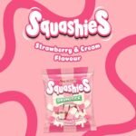 Swizzels Squashies Sweets, Strawberry and Cream Flavour Sweets, Single Bag 140g - Image 4