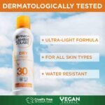 Garnier Ambre Solaire SPF 30 Dry Mist Sun Protection Spray, Water Resistant, Ultra-Light and Non-Greasy, No White Cast, For All Skin Types, 200 ml - Image 9