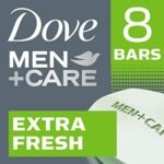 DOVE MEN + CARE 3 in 1 Bar Cleanser for Body, Face, and Shaving Extra Fresh Body and Facial Cleanser More Moisturizing Than Bar Soap to Clean and Hydrate Skin 3.75 Ounce (Pack of 8) - Image 11