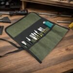 Tool Bag | Roll up Tool Organizer for Woodworking | Canvas Organization Carrier Quick-Access for Welder Plumber Construction Home Improvement Projects - Image 8
