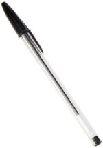 BIC Cristal Original Smudge Free Ballpoint Pens, Ideal for School, Black, Medium Point (1.0mm), Pack of 50 - Image 12