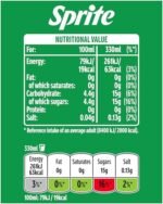Sprite Low calories Lemon -LimeDrink Can 330 ml (Pack of 24), - Image 8
