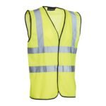 Blackrock Yellow Hi Vis Vest, High Vis Vests, Hi-Vis Jackets, High Visibility, Safety Vest, Reflective, Hivisible PPE, Hi Viz, Security Vests, Workwear, Work, Cycling, Mens Womens - Size Large