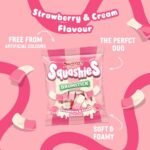 Swizzels Squashies Sweets, Strawberry and Cream Flavour Sweets, Single Bag 140g - Image 3