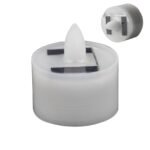 Hugsweet Solar Candles Outdoor Waterproof - Reusable LED Candle Flameless Flicker - Fake Candles for Outdoor Use, Waterproof Dusk to Dawn Lighting Sensor for Party Home Decorations - Image 5