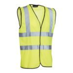 Blackrock Yellow Hi Vis Vest, High Vis Vests, Hi-Vis Jackets, High Visibility, Safety Vest, Reflective, Hivisible PPE, Hi Viz, Security Vests, Workwear, Work, Cycling, Mens Womens - Size Large - Image 4
