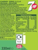 7UP Cherry, zero sugar, 8 x 330ml - Image 7