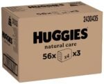 Huggies Natural Care, Baby Wipes - 12 Packs (672 Wipes Total) - Aloe Vera Wet Wipes with Natural Fragrance - Hypoallergenic with no alcohol - Image 3