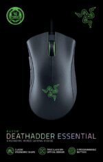 Razer DeathAdder Essential (2021) - Wired Gaming Mouse (Optical Sensor, 6400 DPI, 5 Programmable Buttons, Ergonomic Form Factor) Black - Image 4