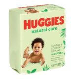 Huggies Natural Care, Baby Wipes - 12 Packs (672 Wipes Total) - Aloe Vera Wet Wipes with Natural Fragrance - Hypoallergenic with no alcohol - Image 4