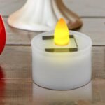 Hugsweet Solar Candles Outdoor Waterproof - Reusable LED Candle Flameless Flicker - Fake Candles for Outdoor Use, Waterproof Dusk to Dawn Lighting Sensor for Party Home Decorations - Image 8