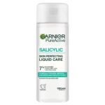 Garnier Salicylic Skin Perfecting Liquid Care - 7% Niacinamide + Squalane + AHA + Salicylic acid - Reduce appearance of pores & blemishes – Smooths and evens skin – Dermatologically tested 120ml