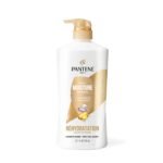 Pantene Shampoo & Conditioner Set, Daily Moisture Renewal - Pro-V Nutrients for Dry, Color-Treated, Straight to Curly Hair, 72-Hour Hydration & Softness, 52.8 Oz Total + Miracle Rescue Shot (0.5 Oz) - Image 7