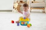 Fisher-Price Stacking Toy Baby’s First Blocks Set of 10 Shapes for Sorting Play for Infants Ages 6+ Months, FFC84 - Image 7