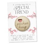 Maise & Rose A Little Pocket Hug For Friends Token | Hug Gift | Thinking Of You | Miss You | From Friend | Cheer Up Gift | Letterbox Gift | Get Well Soon | Positive Pick Me Up | Thinking Of You | TKF