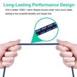 NC XQIN RCA Cables 3 M, RCA Cable RCA Audio Cable [Hi-Fi Sound,Dual Shielded] 2RCA Male to 2RCA Male Stereo Audio Cable for Home Theater, HDTV, Amplifiers, Hi-Fi Systems, Car Audio - Image 6