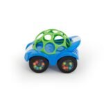 Bright Starts Oball Rattle & Roll Sports Race Car Toy Push and Go Vehicle, Easy Grasp, Ages 3 Months +, Blue - Image 2