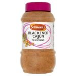 Schwartz Blackened Cajun Seasoning, Expertly Blended with Chilli Powder, Herbs and Spices, Smoky and Peppery Flavour, Versatile Ingredient, 550g