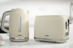 Breville Bold Vanilla Cream Electric Kettle | 1.7L | 3kW Fast Boil | Cream & Silver Chrome [VKT223] - Image 3