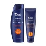 Head & Shoulders Clinical Strength Dandruff Shampoo and Conditioner Set, Dry Scalp Relief, Up to 100% Flake Protection, Selenium Sulfide Formula, 13.5 & 9.1 Fl Oz, 2 Pack