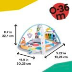 Baby Einstein, 4-in-1 Kickin' Tunes and Language Discovery Play Gym with Piano, Mat with Detachable Activity Toys, Lights, Sounds and Music, Ages Newborn + - Image 11