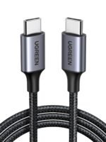 UGREEN USB C to USB-C Charger Cable 60W Type C to C Lead Fast Charging Compatible With iPhone Air/17/16 Pro Max, Galaxy S25 Ultra, Pixel 9, iPad Pro 2024/Air 5, MacBook Pro (0.5M)