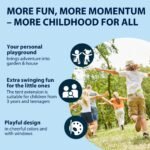 Hudora Nest Swing Tent, Polyester, Blue/Grey, 90 - Image 3