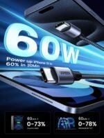 UGREEN USB C to USB-C Charger Cable 60W Type C to C Lead Fast Charging Compatible With iPhone Air/17/16 Pro Max, Galaxy S25 Ultra, Pixel 9, iPad Pro 2024/Air 5, MacBook Pro (0.5M) - Image 7