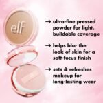 e.l.f. Halo Glow Powder Filter, Pressed Finishing Powder, Buildable Coverage, Crease-Resistant, Blurs the Appearance of Pores, With Velour Puff and Mirror, Vegan & Cruelty-Free, Medium Warm - Image 7
