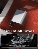 LISEN Retractable Car Charger Adapter 69W Cigarette Lighter USB Charger Car Phone Charger USB C Fast Charge Ford Fiesta Car Accessories Gifts for Men Women for iPhone 17 Air 16 15 Pro Max - Image 2