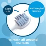 Aquafresh Milk Teeth Baby Toothbrush, Specially Designed for Children aged 0-2 by Dental Experts, Toddler Toothbrush in Plastic-free Packaging, Extra Soft Bristles - Assorted (Random) Color - Image 3