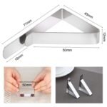 TRIXES 12PC Pack of Silver Table Cloth Clips - Adjustable Metal Clips - Tablecloth Clamps for Outdoor and Indoor Furniture - Home Use - Party Picnic BBQ Garden Accessories - Image 2