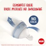 NUK First Choice+ Teats for Baby Bottles | 6-18 Months | Flow Control | Anti-colic Vent | BPA-free | 2 Count - Image 5