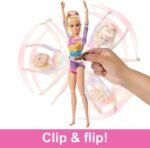 BARBIE Gymnastic Fun Play Set with Balance Beam and Over 10 Thematic Matching Pieces for Victory Stories, HRG52, Blonde Doll - Image 5