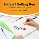 Bic Cristal Original Ballpoint Pens Medium Tip (1 mm) – Black, Box of 10 - Image 11