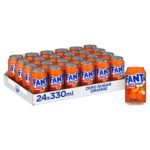 Fanta Can Orange Zero 330 ml (Pack of 24)