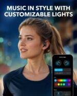 soundcore V20i by Anker Open-Ear Headphones, Adjustable Ear Hooks, Ultra-Comfort, Snug Fit, Powerful Sound, Clear Calls, IP55, LED Lights, 36H Playtime, Bluetooth 5.4 Earbuds, Multipoint Connection - Image 2