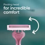 Gillette Simply Venus 3 Women's Disposable Razors with Lubricating Strip, 4+2 Free - Image 5