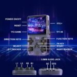 R36S Retro Handheld Video Game Console, 3.5Inch IPS Screen Video Player 64g TF Card 10,000+ Games Retro Handheld Game Console, With Open Source Linux System (Dark Blue) - Image 6